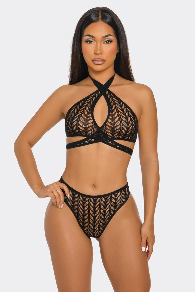 Wicked Nights Bodystocking Set