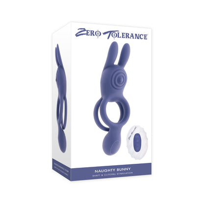 Zero Tolerance Naughty Bunny Silicone Rechargeable Purple