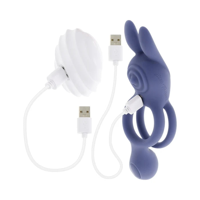 Zero Tolerance Naughty Bunny Silicone Rechargeable Purple