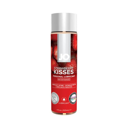JO H2O Strawberry Kisses Flavored Water-Based Lubricant 4 oz.