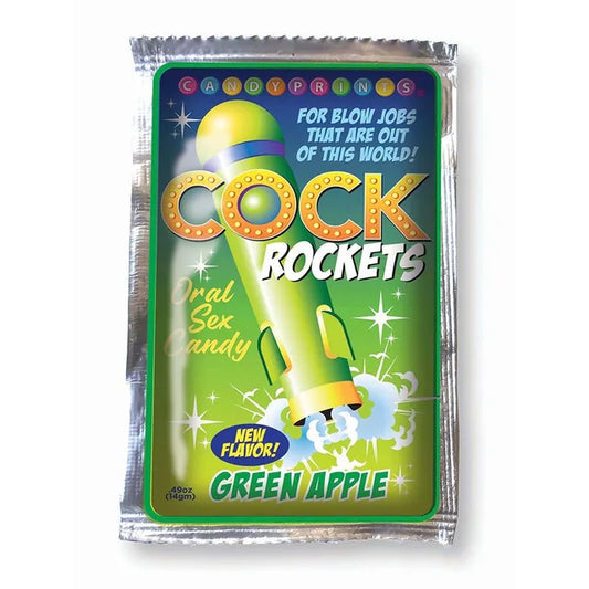 Little Genie Cock Rockets Oral Sex Candy Green Apple