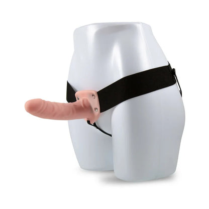 Dr. Skin 6 in. Hollow Strap-On Beige