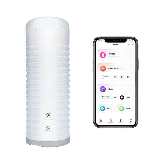 Lovense Max 2 Bluetooth App-Controlled Vibrating and Suction Masturbator (Neutral Sleeve)